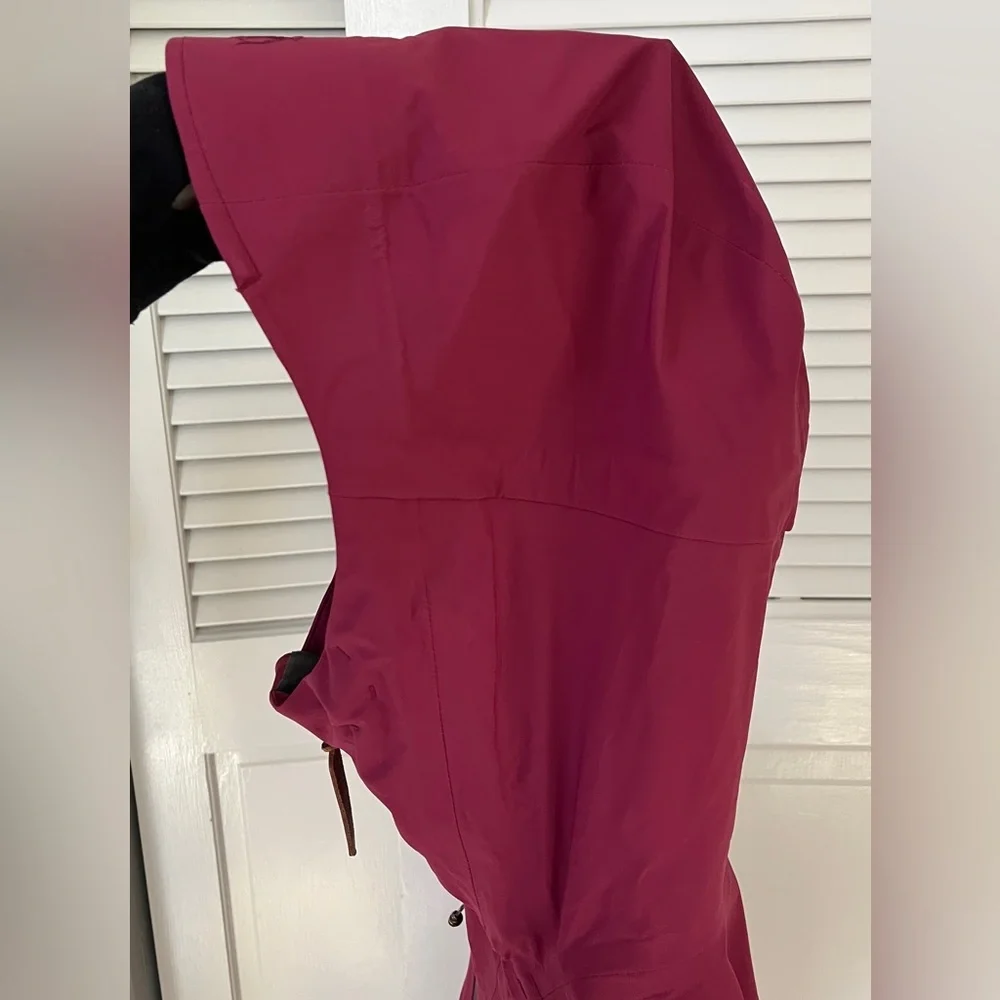 Fjallraven Dark Fuchsia Waterproof Keb Eco-Shell Jacket Sz XS - Picture 11 of 16